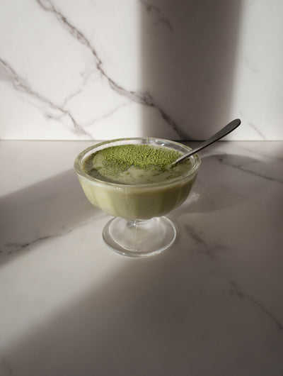 MATCHA COLLAGEN PANNA COTTA