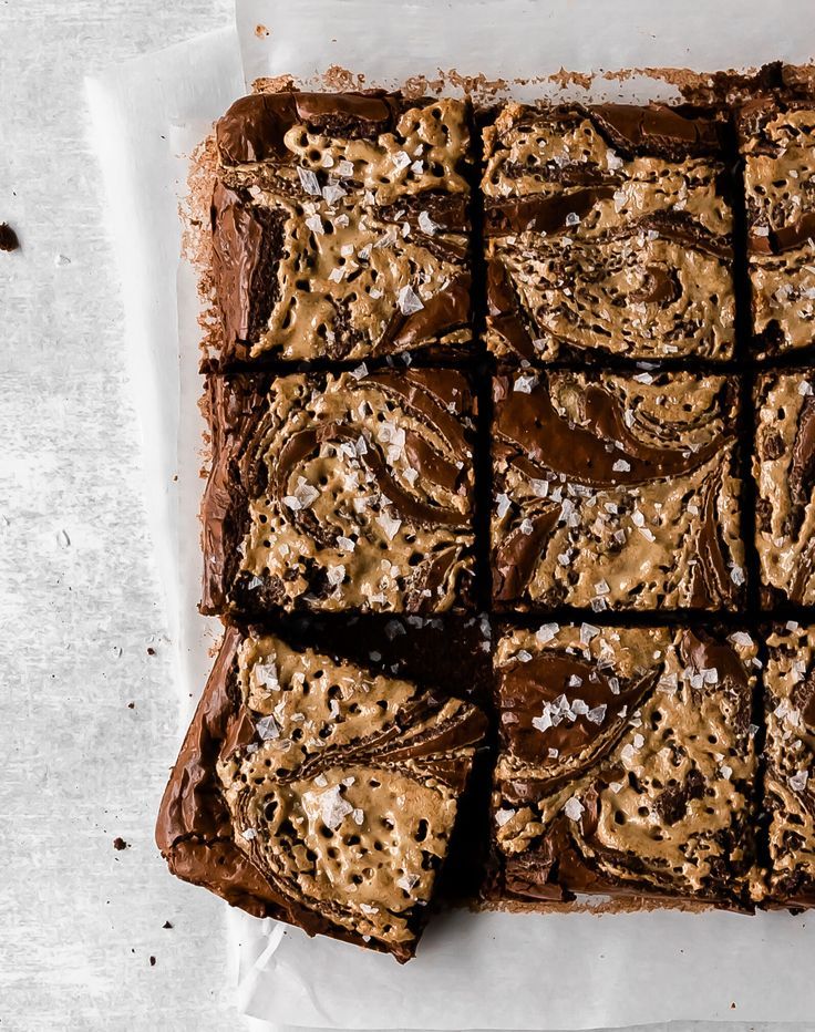 Decadent Collagen & Tahini Brownies