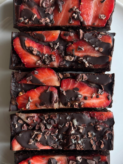 Strawberry Collagen Dark Chocolate Bars