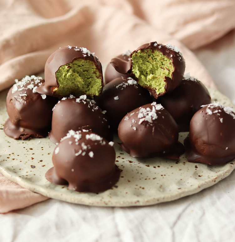 PEARL Matcha Collagen & Dark Chocolate Truffles