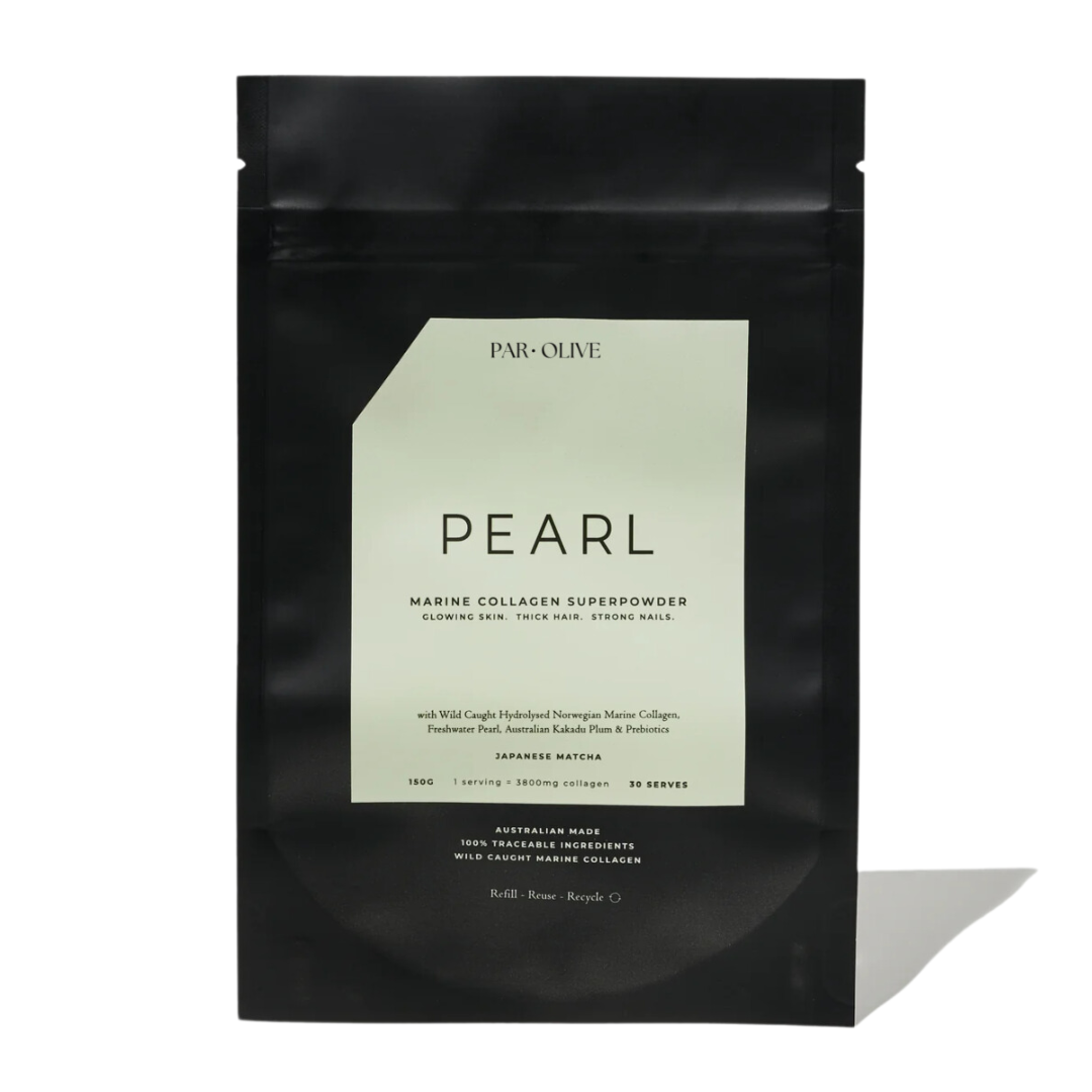 PEARL Marine Collagen Superpowder (Ceremonial Grade Matcha) Refill Pouch