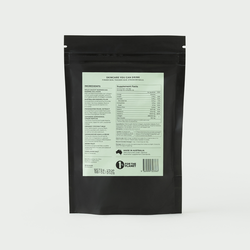 Marine Collagen Superpowder (Ceremonial Grade Matcha) Refill Pouch