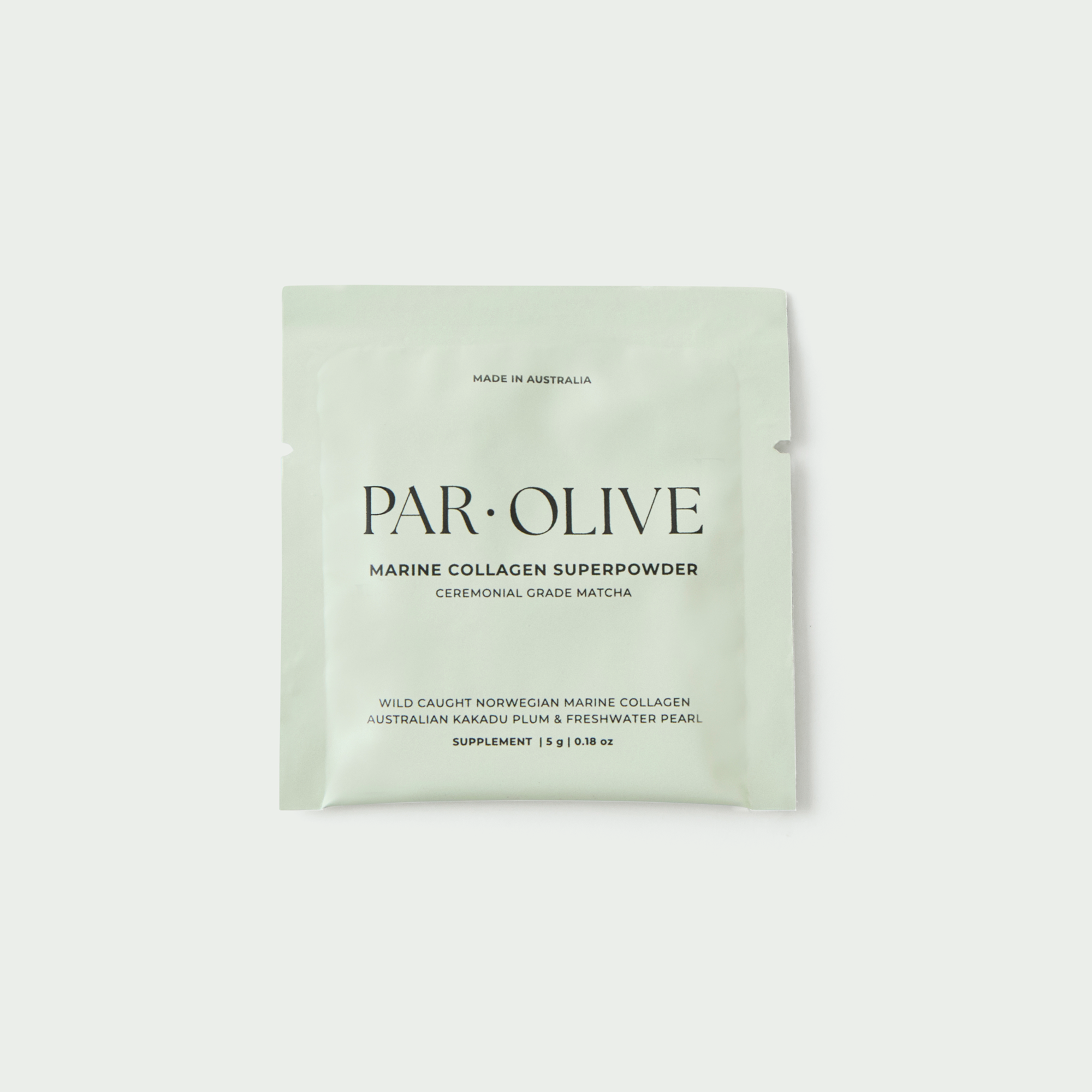 Marine Collagen Superpowder (Ceremonial Grade Matcha) Travel Set
